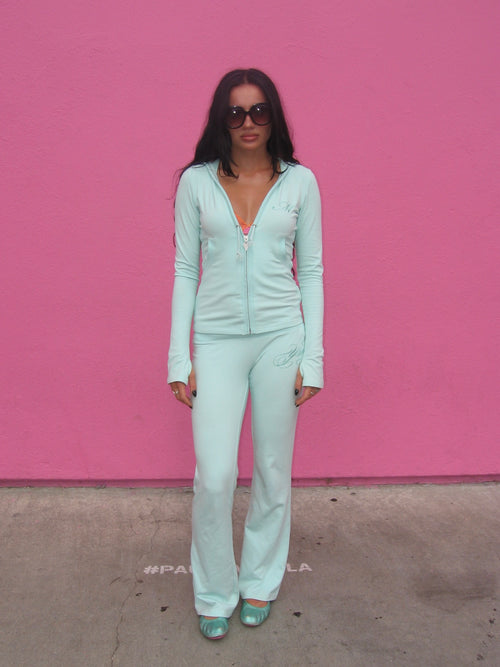 my hoodie - turquoise